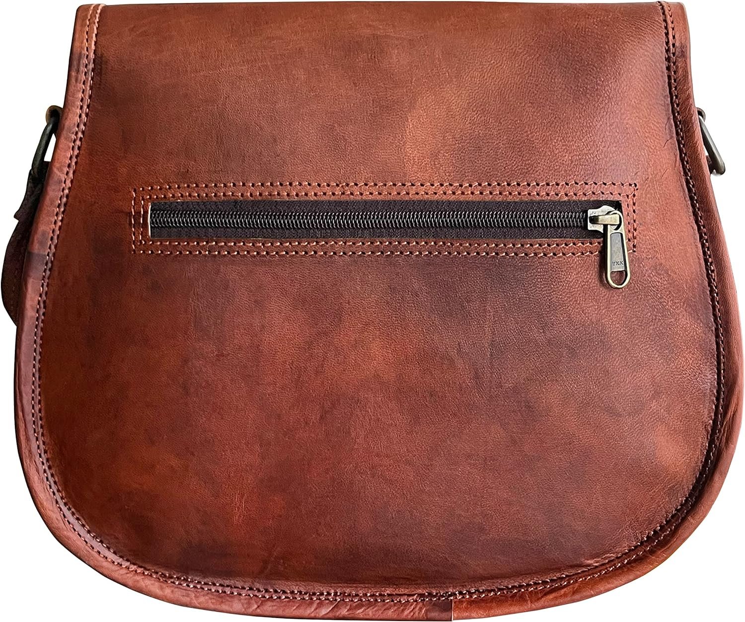 RUSTIC TOWN Leather Crossbody Satchel Bag Vintage Purses Handbags for Women Review