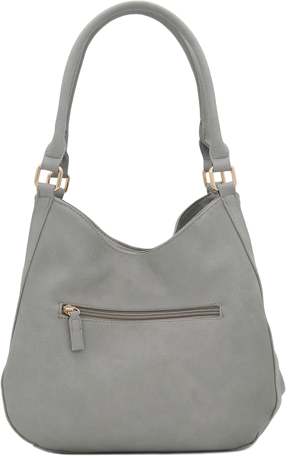 Lightweight 3 Compartment Faux Leather Medium Hobo Bag Review