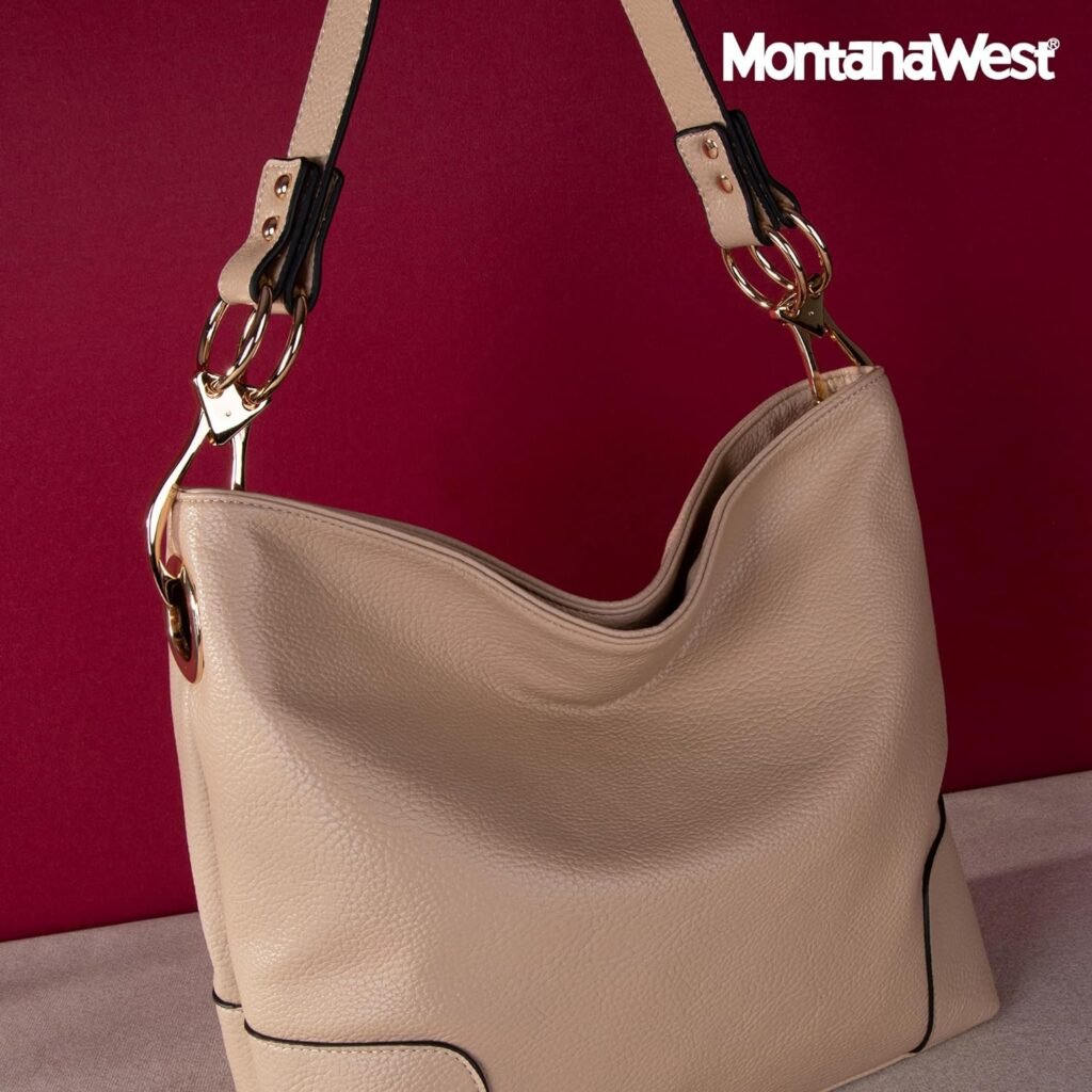 Montana West Hobo Bags for Women Top Handle Satchel Shoulder Purse Bucket Handbag