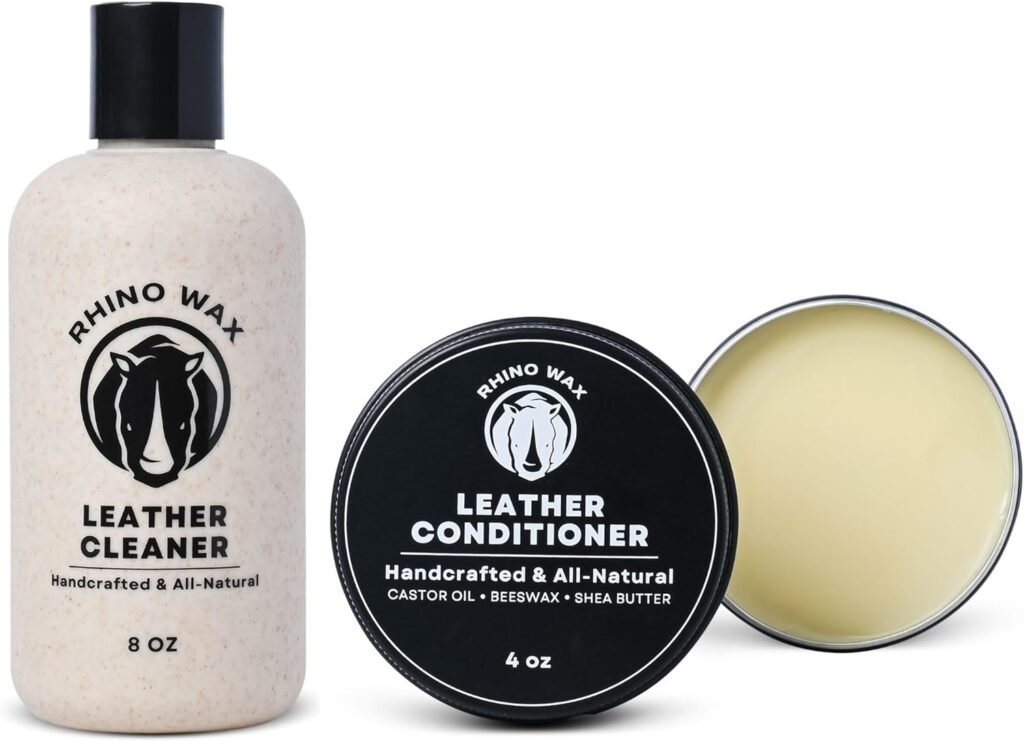 Leather Conditioner (4oz) Plus Leather Cleaner